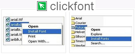 Click Font